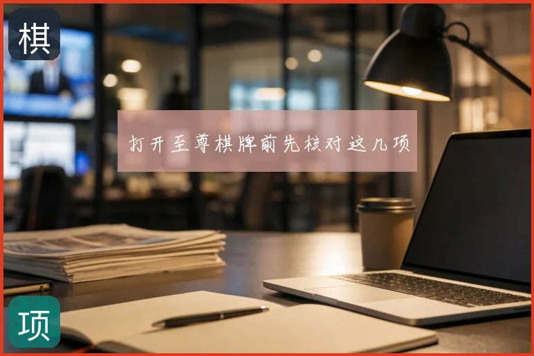 打开至尊棋牌前先核对这几项